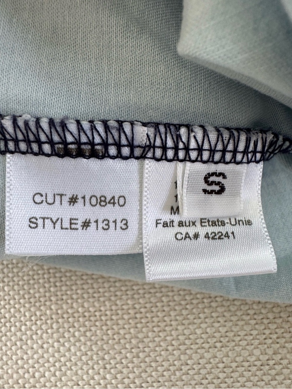 Stark X Light Blue Ruffle Sleeveless Chambray Top - Picture 2 of 4